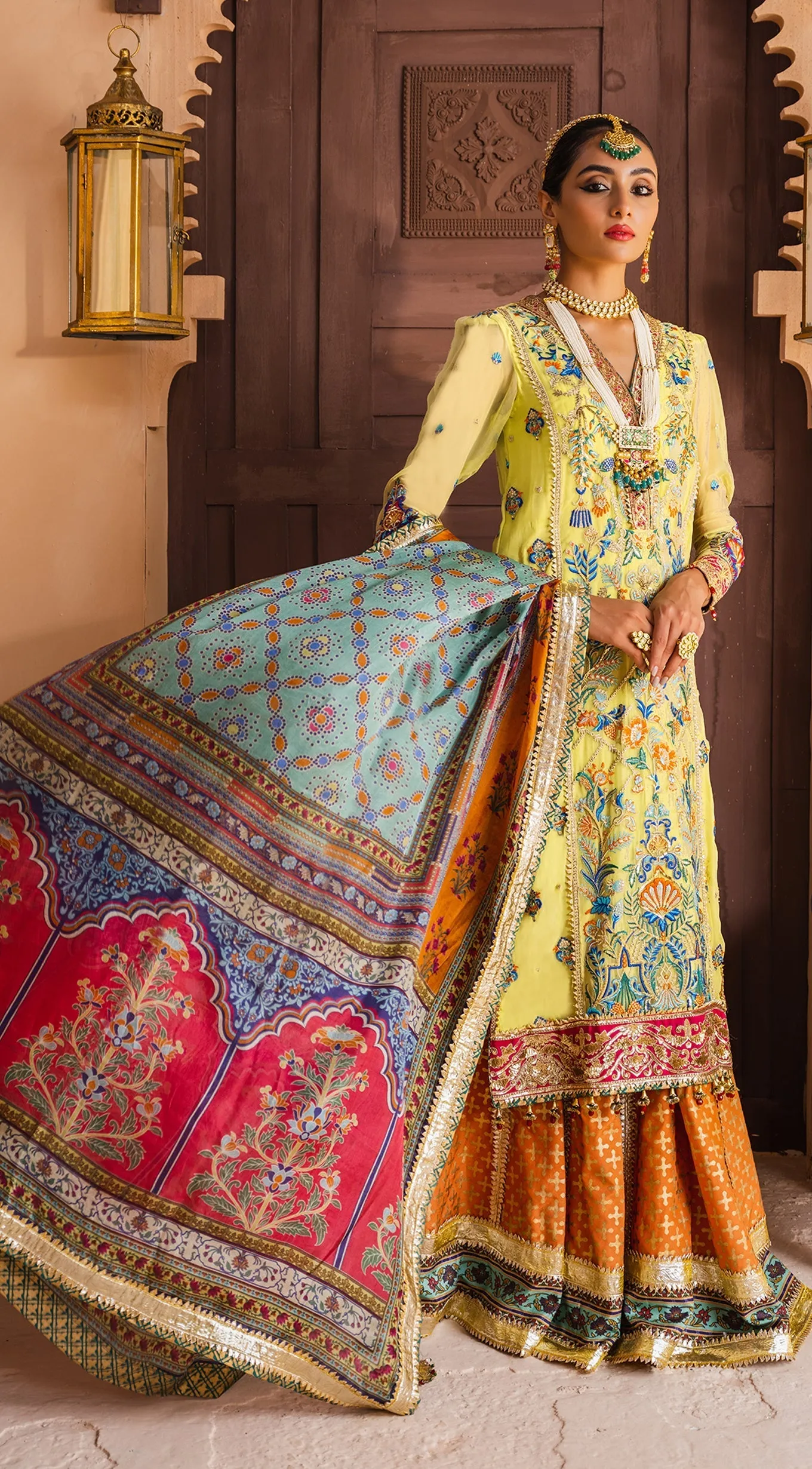 Anaya X Kamiar Rokni · Dhanak Mehndi Collection – SHAZMEEN