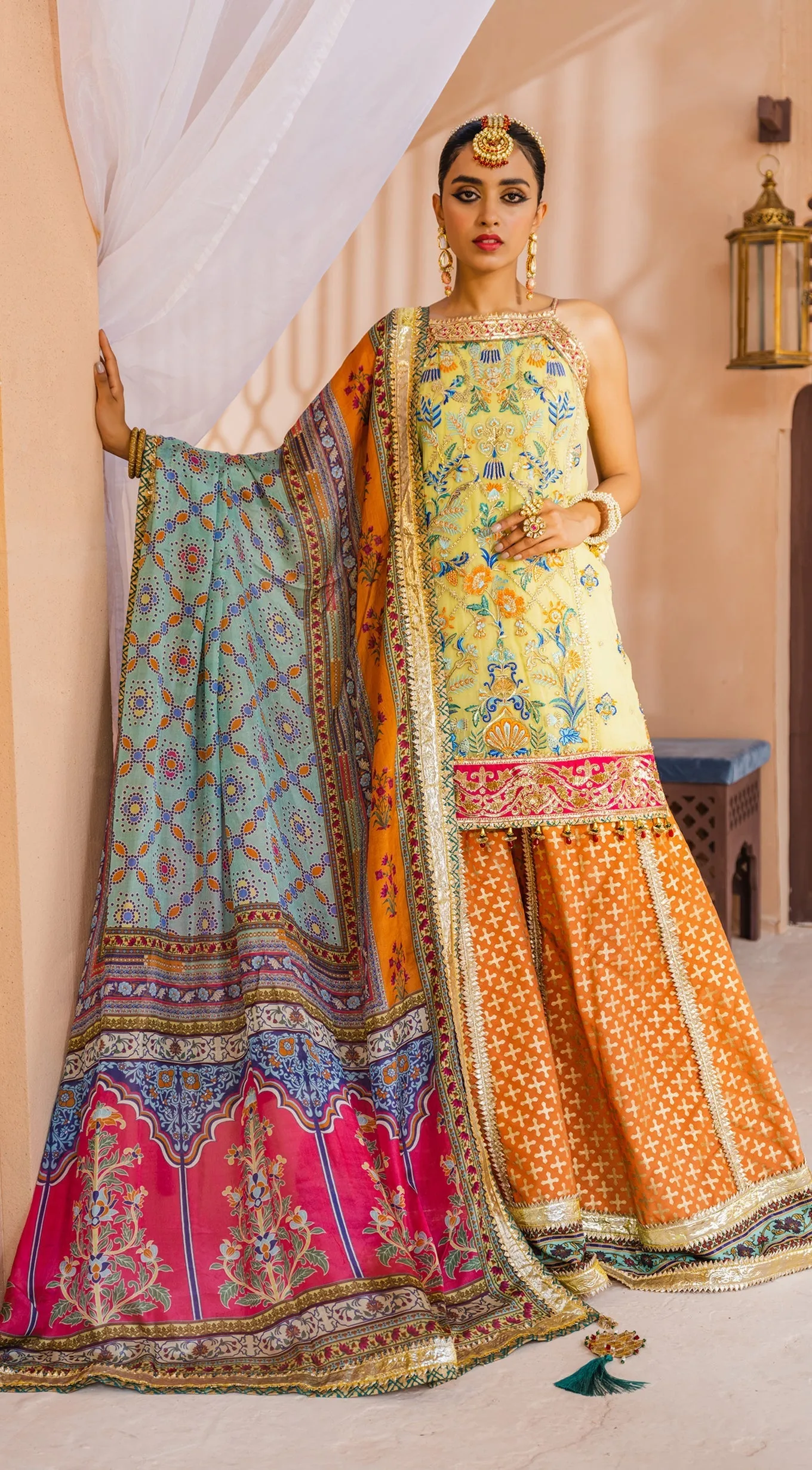 Anaya X Kamiar Rokni · Dhanak Mehndi Collection – SHAZMEEN