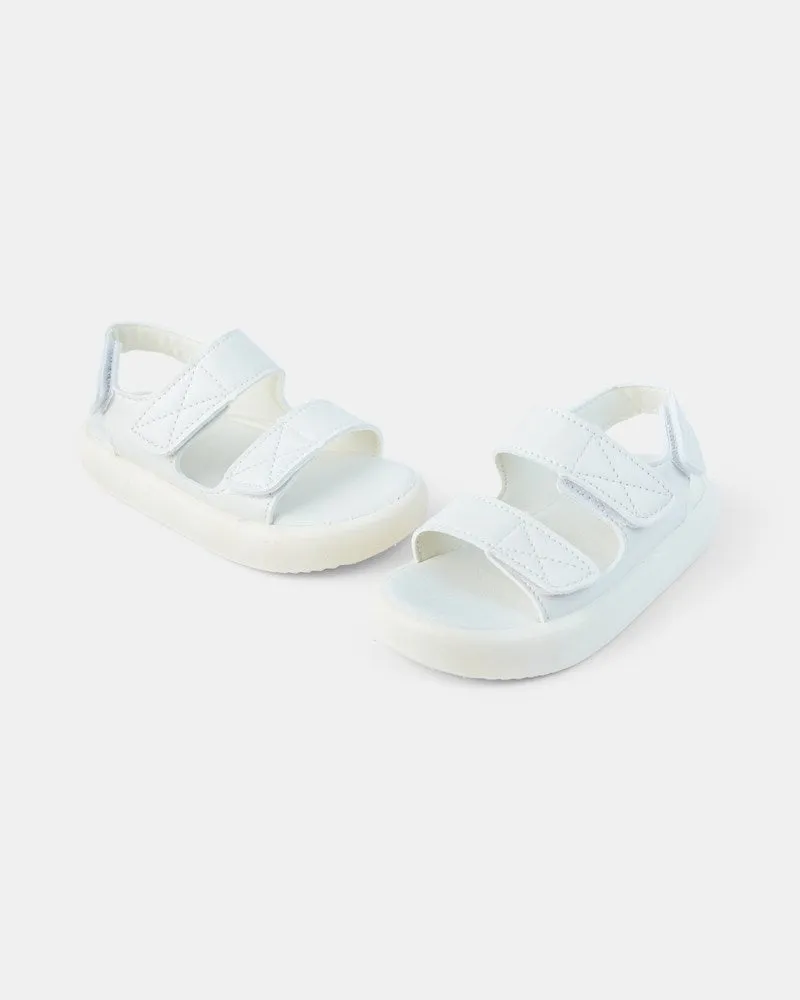Ash Sandal - White