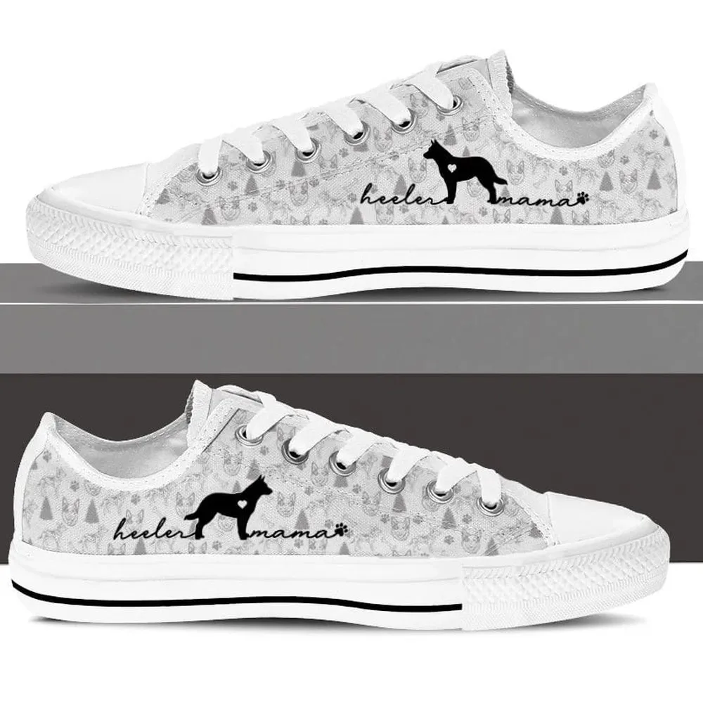 Australian Cattle Dog Low Top Shoes - Sneaker For Cat Walking - Cat Lovers Gifts For Him Or Her, Cat Canvas Shoes