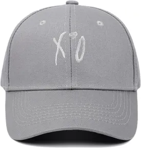Baseball Cap, Hip Hop Stylish Trucker Hat for Men & Women, XO Embroidered Adjustable Streetwear Cap for Casual & Outdoor Wear