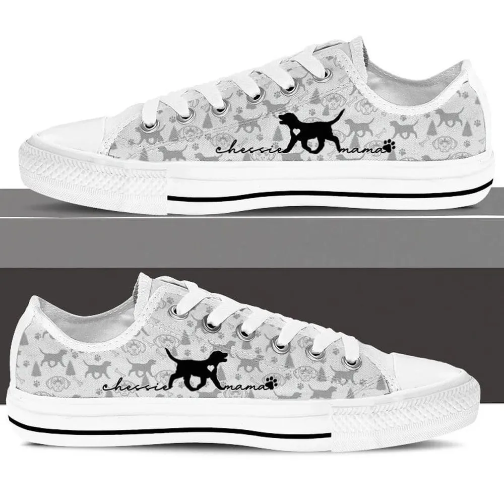 Chesapeake Bay Retriever Low Top Shoes, Dog Printed Shoes, Canvas Shoes For Men, Women