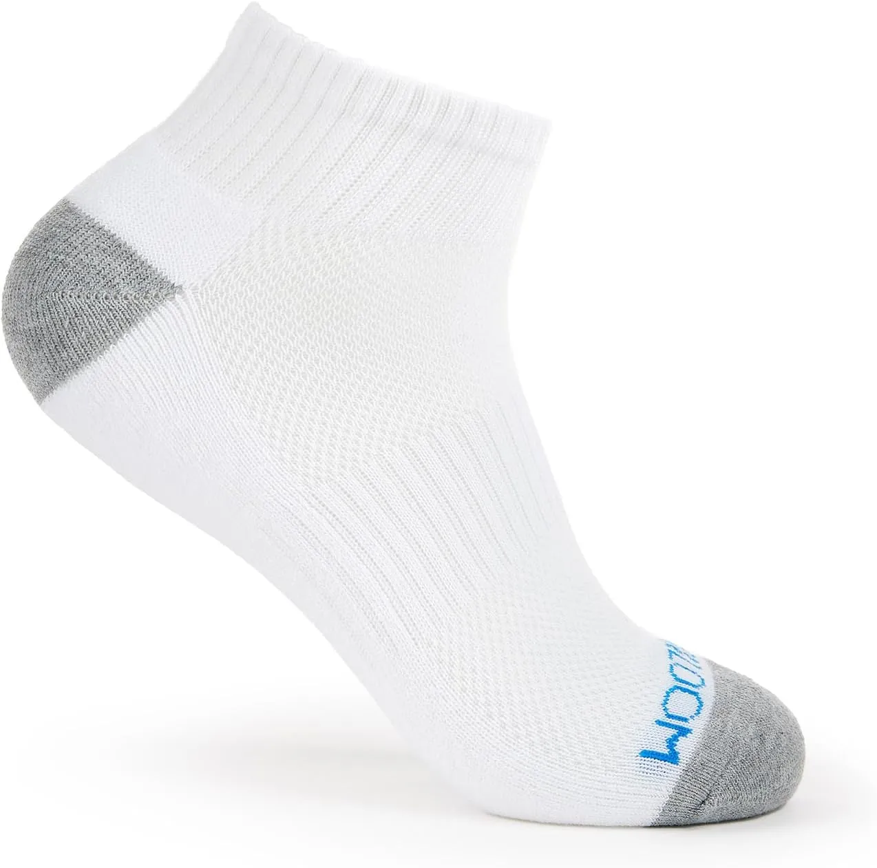 Fruit of the Loom Ankle Socks for Men - 8 Pairs - Arch Support, Cushioned, Athletic Quarter Socks - Mens Socks Size 6-12