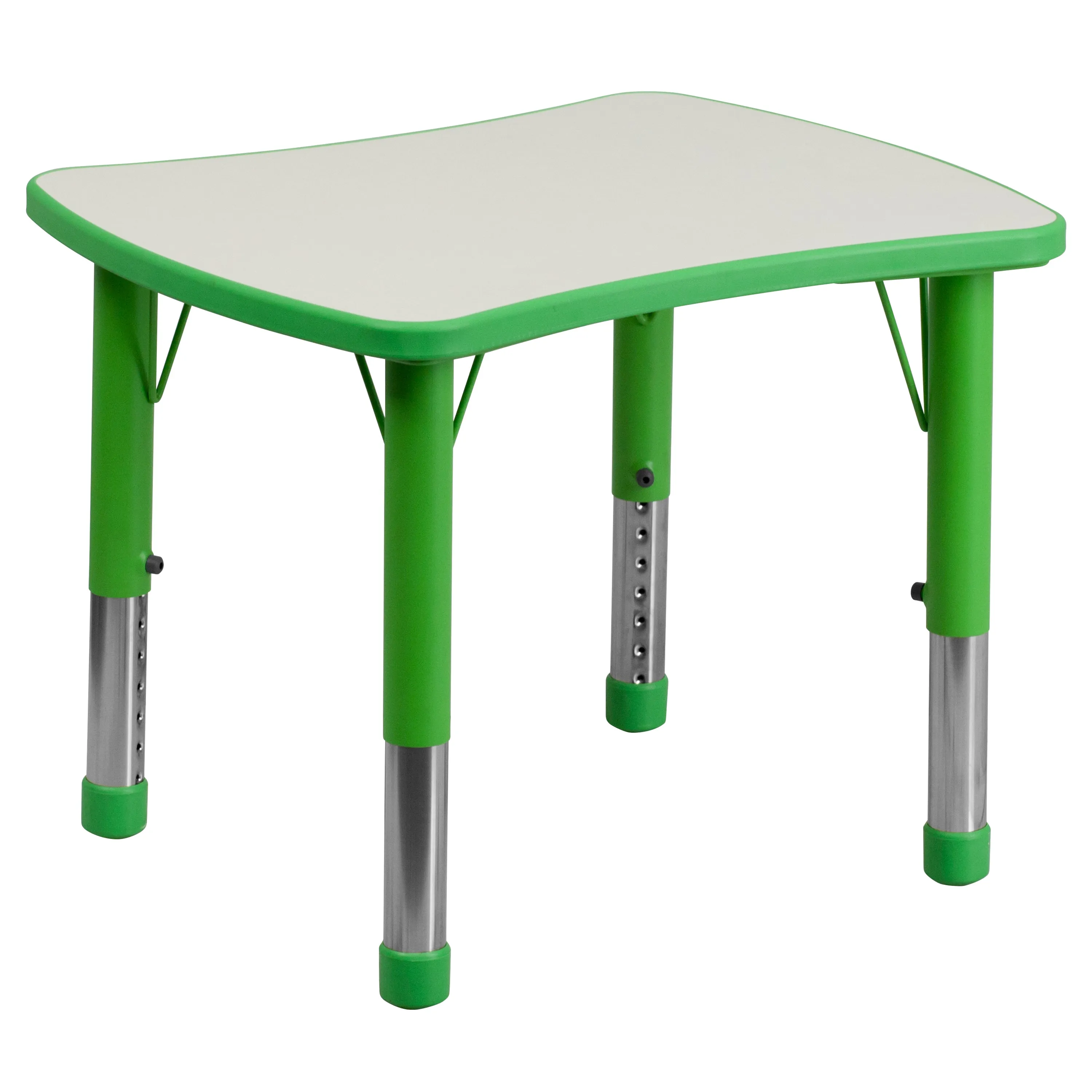Green Preschool Activity Table YU-YCY-098-RECT-TBL-GREEN-GG