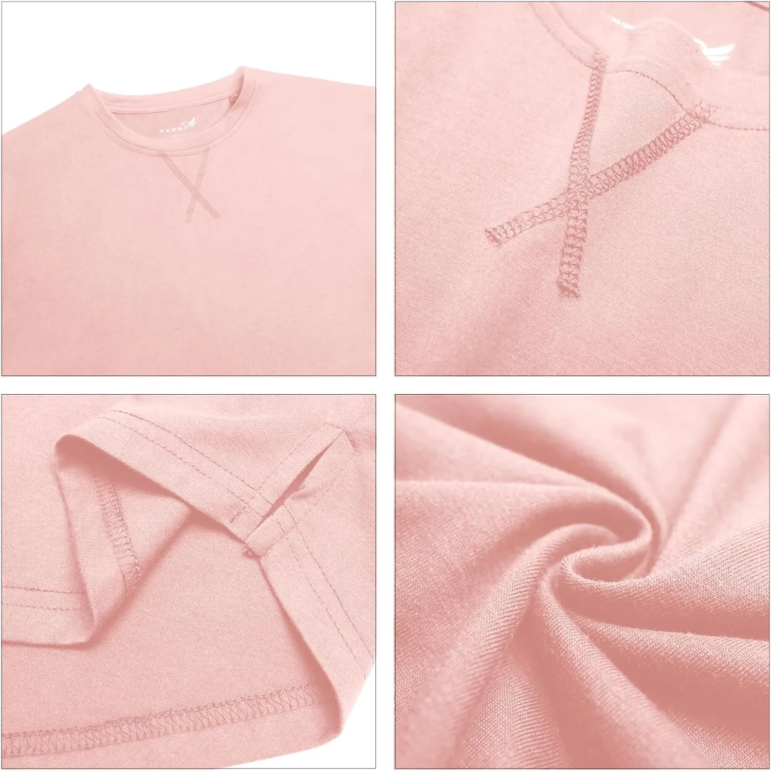 Mens 3 Pack Plain Cotton Shirts Short Sleeve Casual Crew Neck T-Shirts Hipster Hip Hop Longline Tees Drop Cut Curved Hem