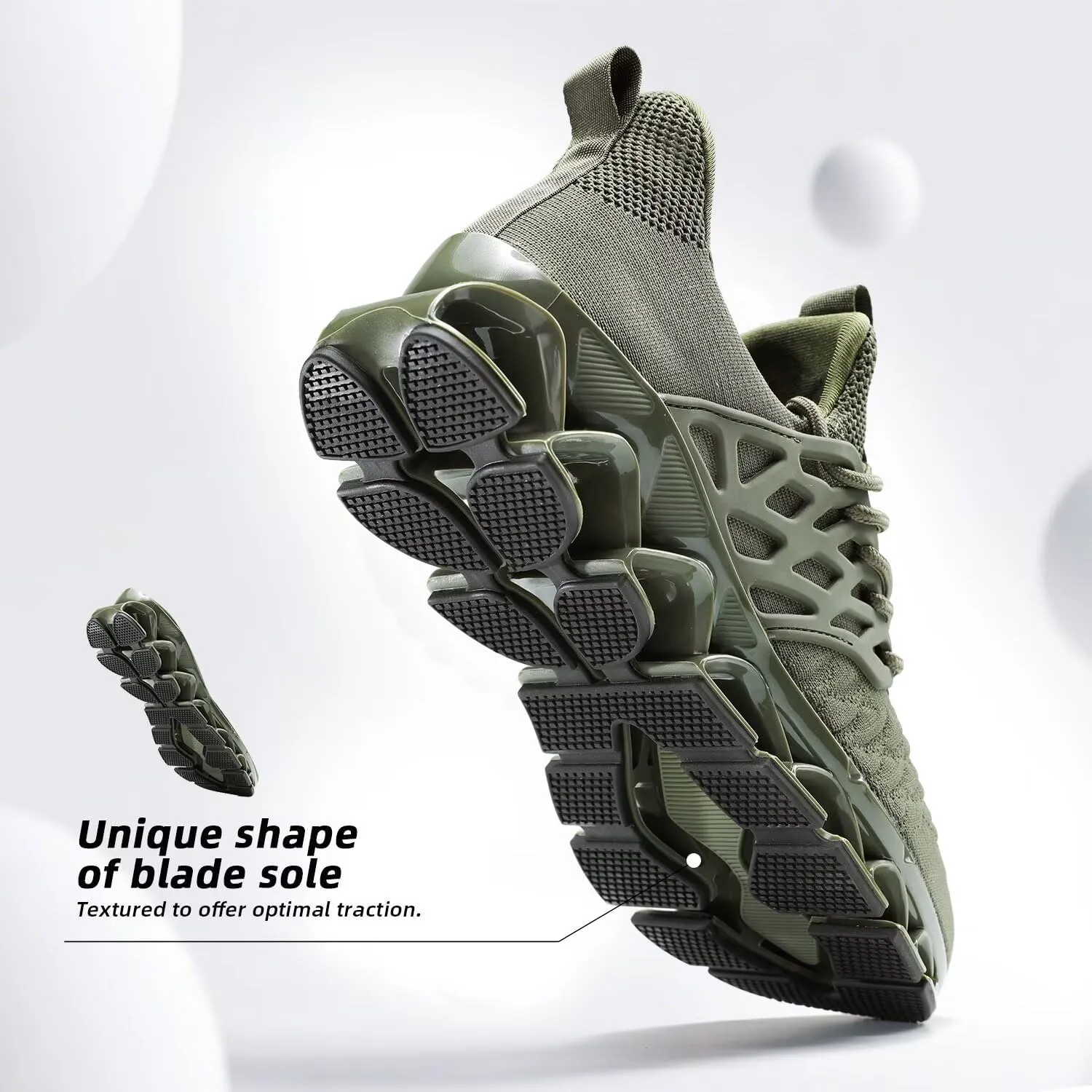 Mens Slip on Walking Shoes Running Blade Tennis Casual Fashion Sneakers Comfortable Non Slip Gym Athletic Sport Trainers
