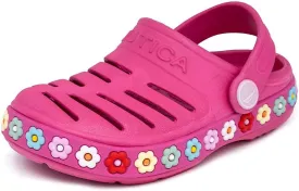 Nautica Kids Clog Sandals ?C Slip-On Lightweight Water Shoes with Adjustable Heel Strap ?C Comfortable EVA Slip-Resistant Clogs for Boys & Girls ?C Toddler & Youth Sizes
