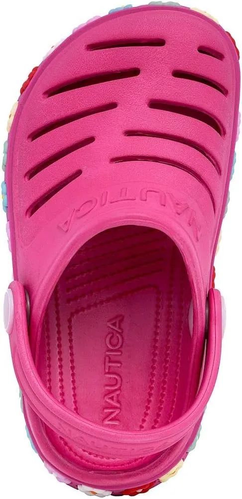Nautica Kids Clog Sandals ?C Slip-On Lightweight Water Shoes with Adjustable Heel Strap ?C Comfortable EVA Slip-Resistant Clogs for Boys & Girls ?C Toddler & Youth Sizes