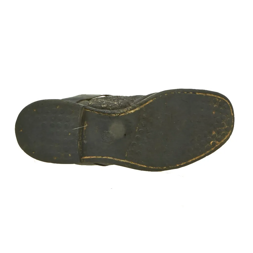 Original German WWII 1940 Luftwaffe Dual-Zip Pilot Boots