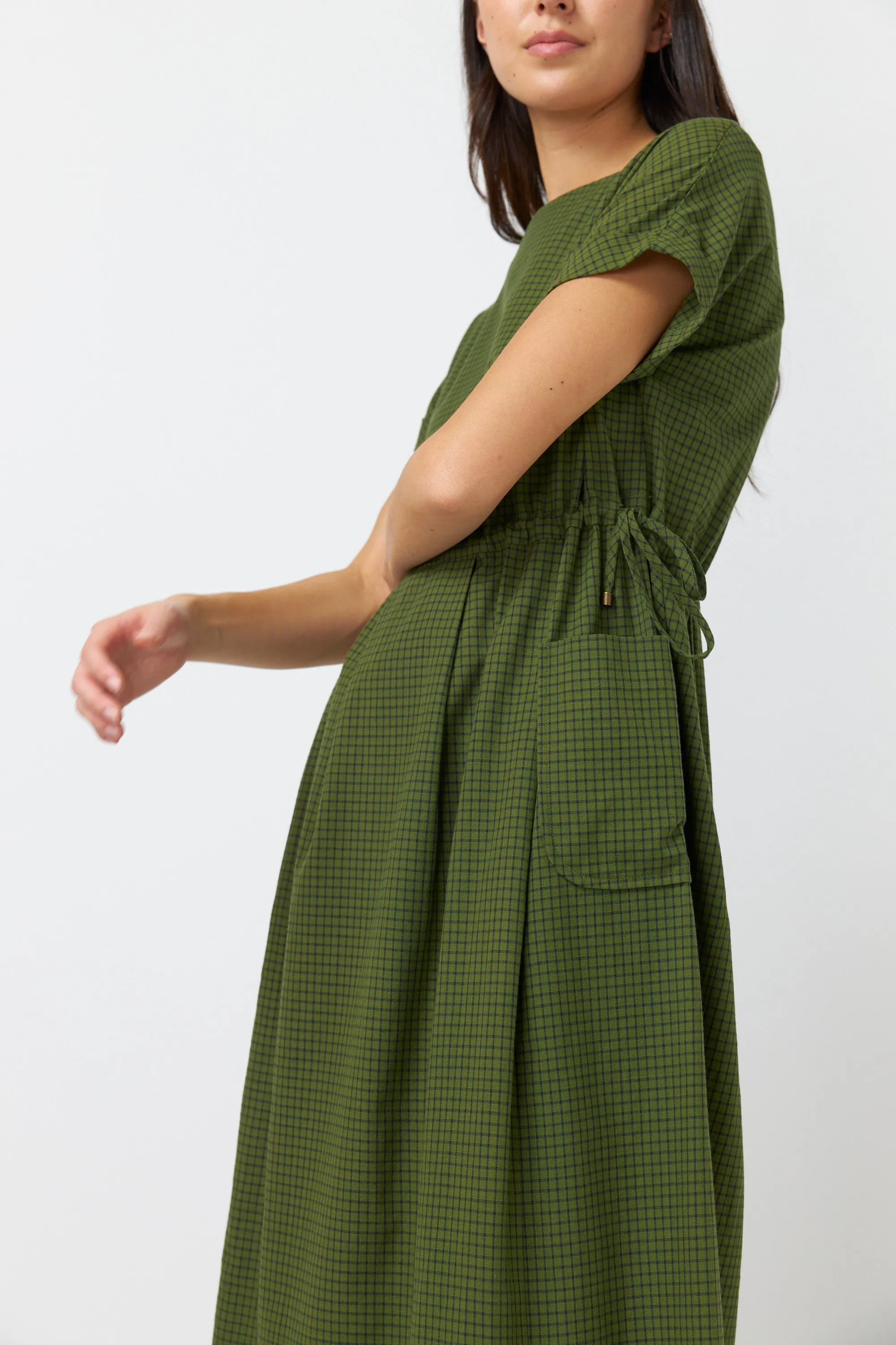 Sylvester Atlas Dress - Olive