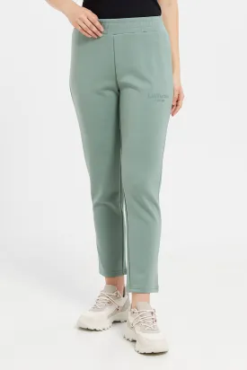 Women Mint Scuba Joggers