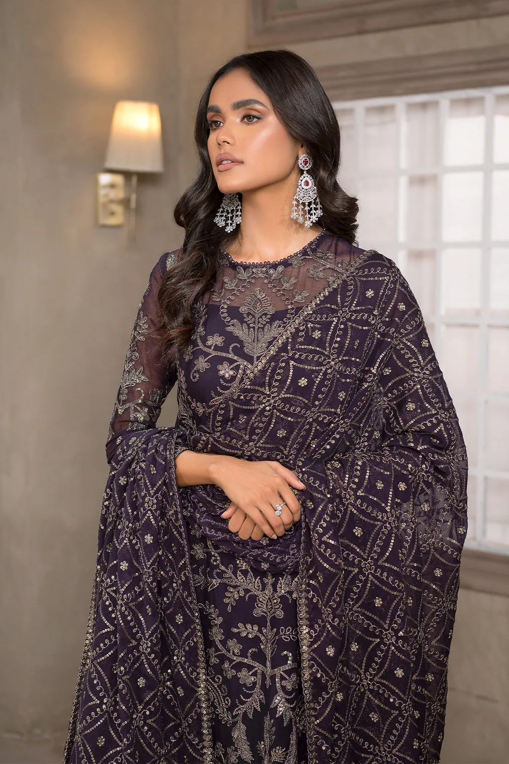 Zarif Falak Luxury Formal Collection – ZF 02 AZALEA